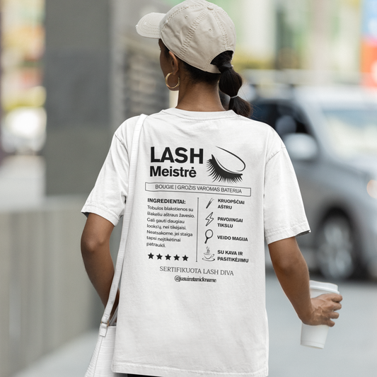 Marškinėliai „Lash Meistrė“ – Tikrai Grožio Divai